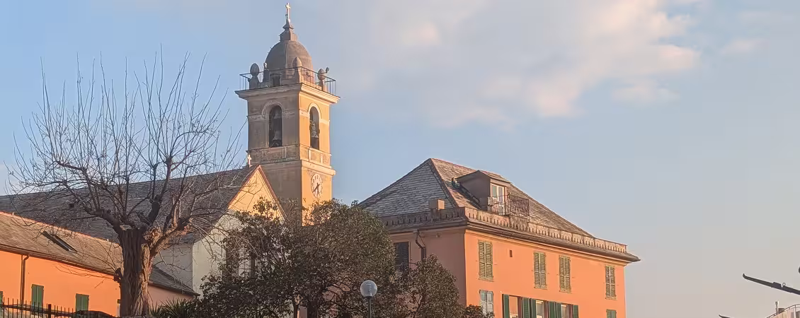 View of the Church of San Rocco sopra Principe in Genoa