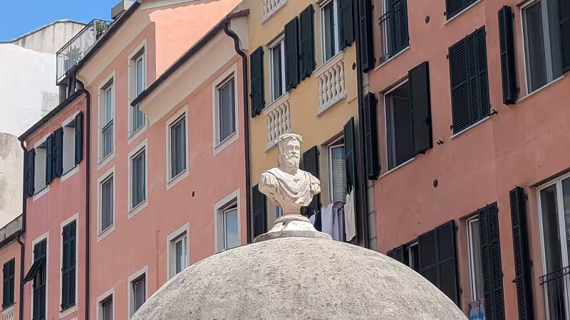 Well of Janus, Piazza di Sarzano, Genoa, Italy