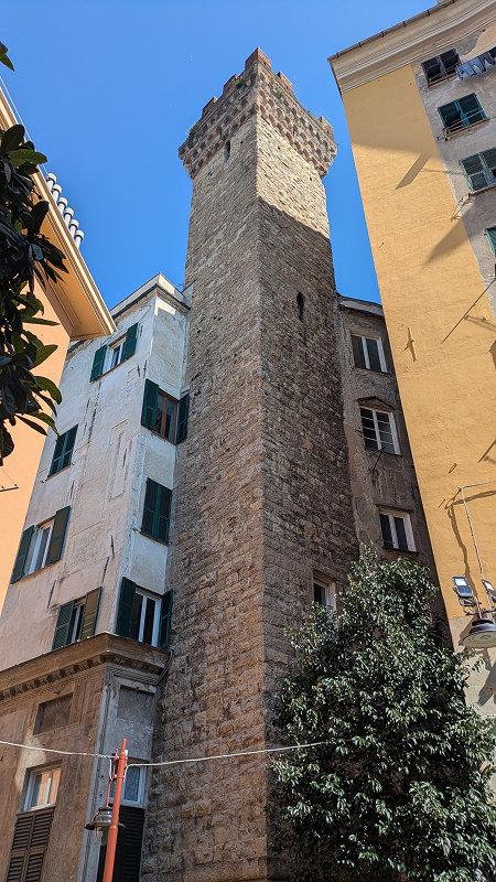 Medieval tower of the Embriaci, Genoa